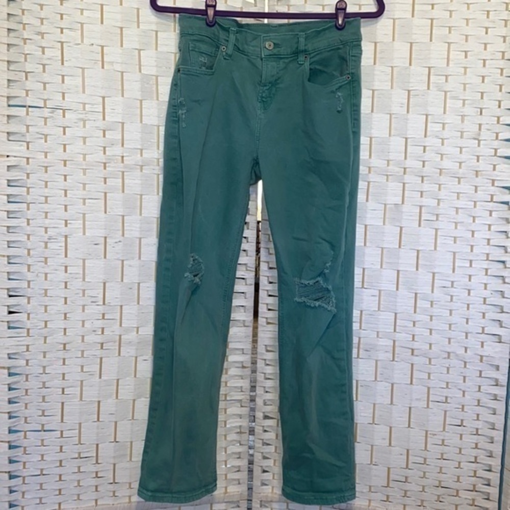 Old Navy Boyfriend Color Cool Distressed Jeans Size 2